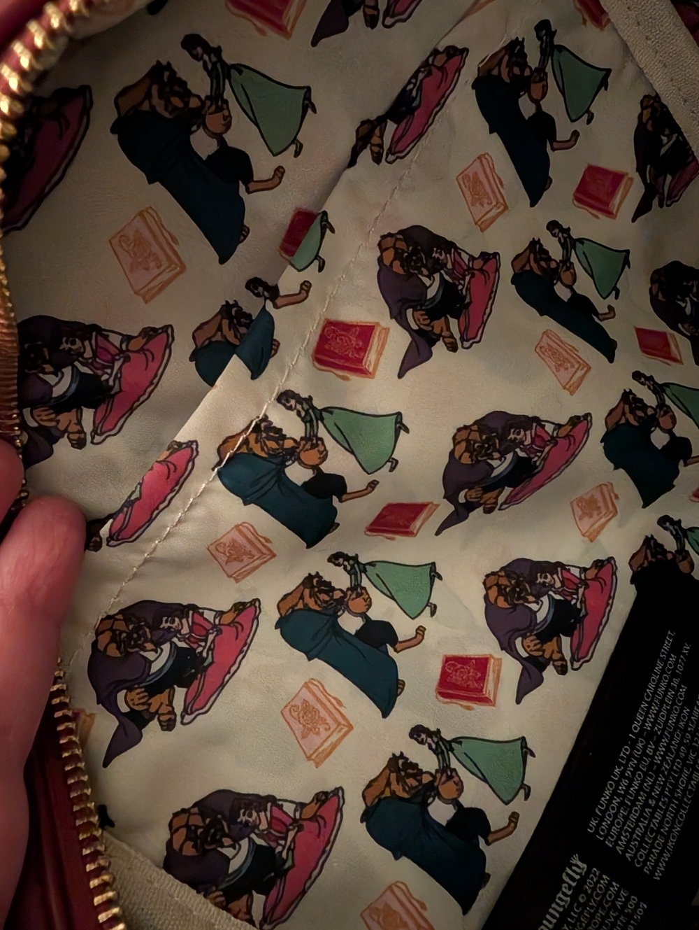 Disney Beauty And The Beast Loungefly Backpack - Picture 2 of 3